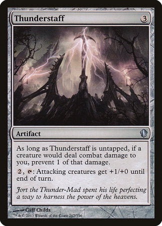 Thunderstaff [Commander 2013] | Dumpster Cat Games