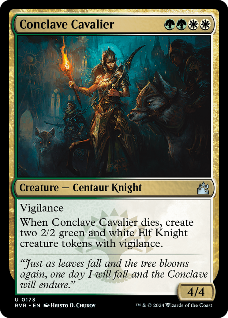 Conclave Cavalier [Ravnica Remastered] | Dumpster Cat Games