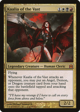 Kaalia of the Vast [Commander 2011] | Dumpster Cat Games