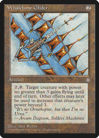 Whalebone Glider [Ice Age] | Dumpster Cat Games