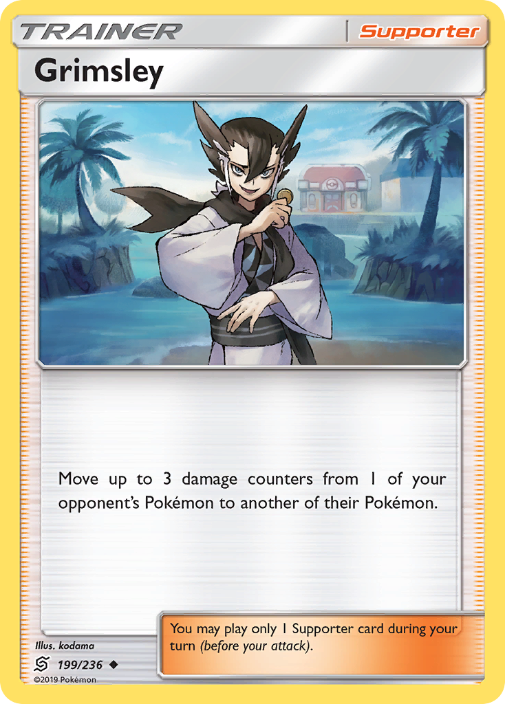 Grimsley (199/236) [Sun & Moon: Unified Minds] | Dumpster Cat Games