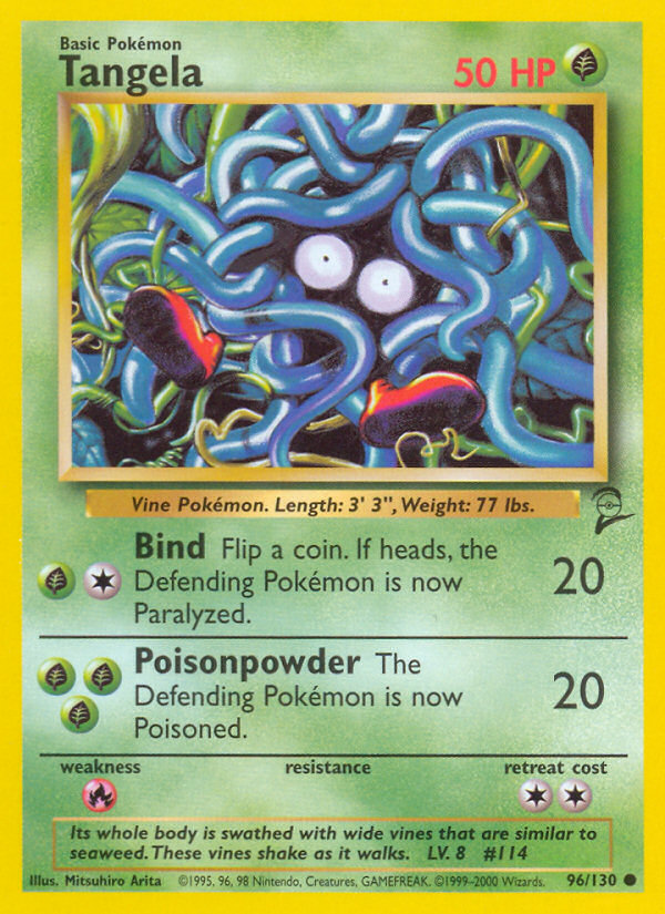 Tangela (96/130) [Base Set 2] | Dumpster Cat Games