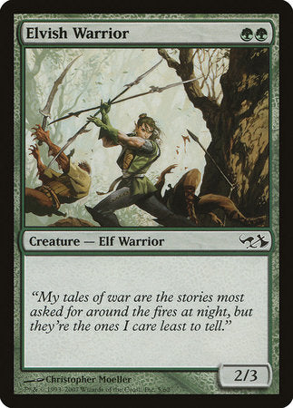 Elvish Warrior [Duel Decks: Elves vs. Goblins] | Dumpster Cat Games