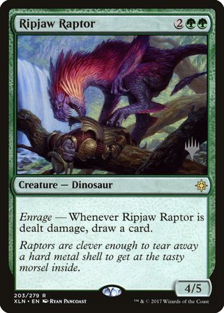 Ripjaw Raptor [Ixalan Promos] | Dumpster Cat Games