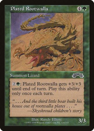 Plated Rootwalla [Exodus] | Dumpster Cat Games