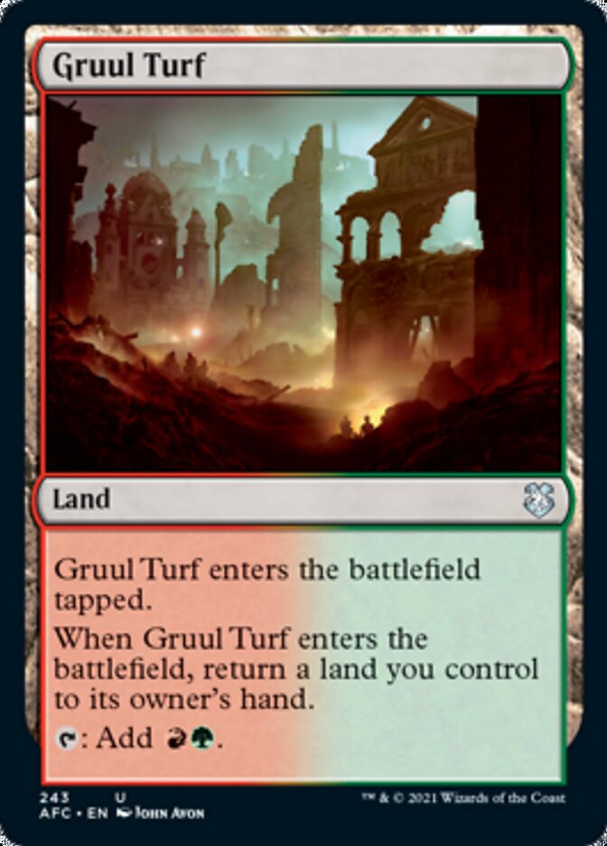 Gruul Turf [Dungeons & Dragons: Adventures in the Forgotten Realms Commander] | Dumpster Cat Games
