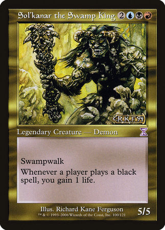 Sol'kanar the Swamp King [Time Spiral Timeshifted] | Dumpster Cat Games