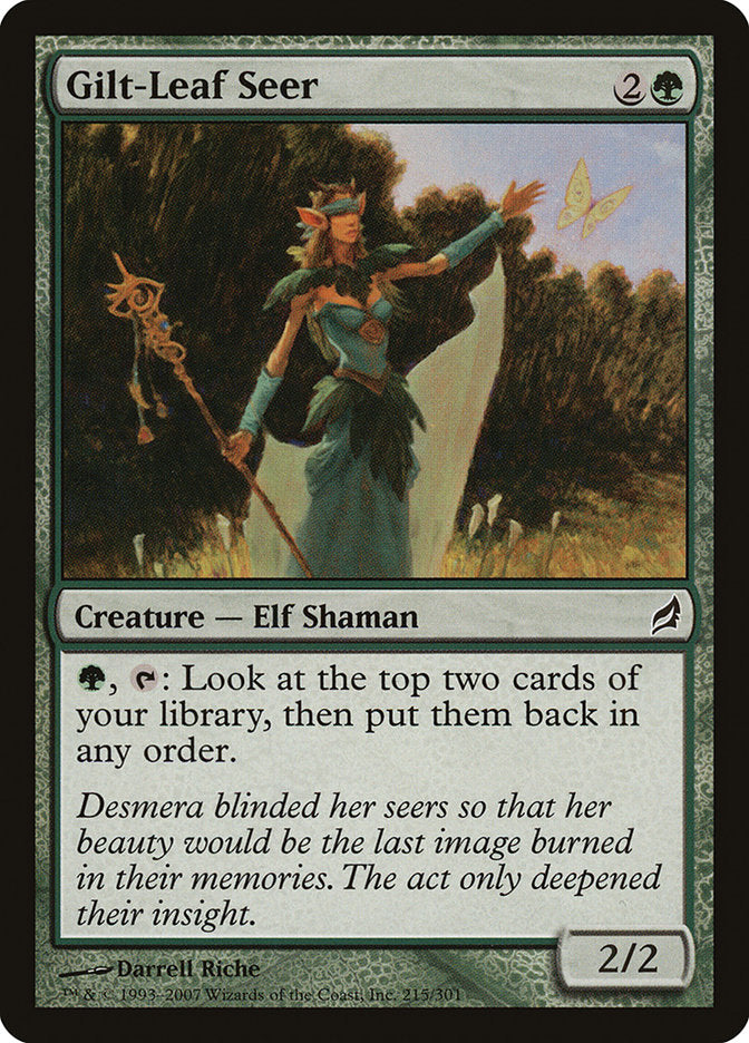 Gilt-Leaf Seer [Lorwyn] | Dumpster Cat Games