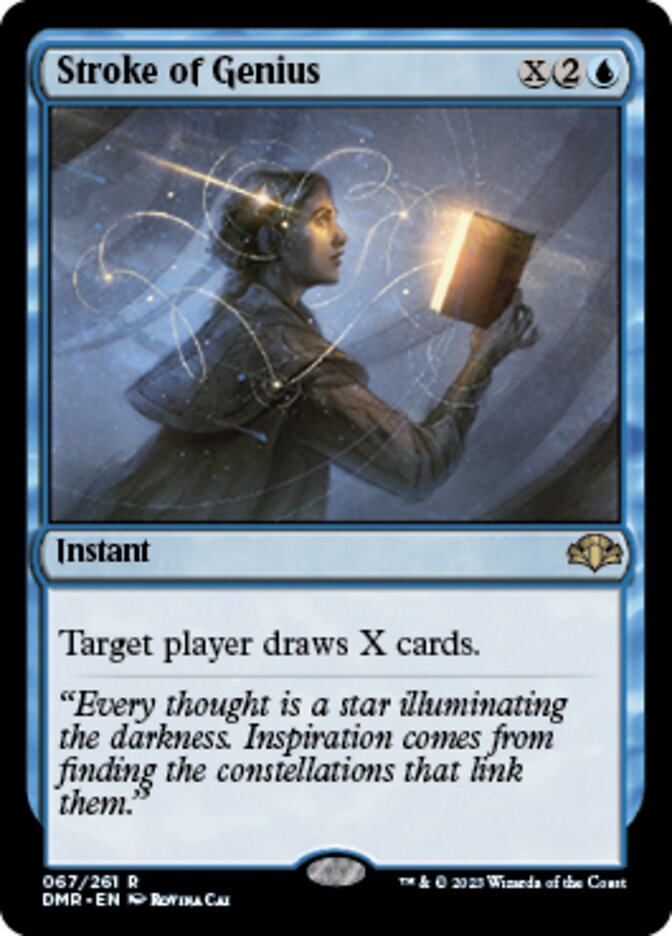Stroke of Genius [Dominaria Remastered] | Dumpster Cat Games