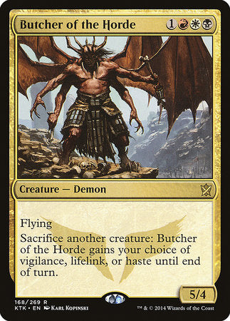 Butcher of the Horde [Khans of Tarkir] | Dumpster Cat Games