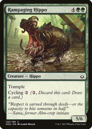Rampaging Hippo [Hour of Devastation] | Dumpster Cat Games