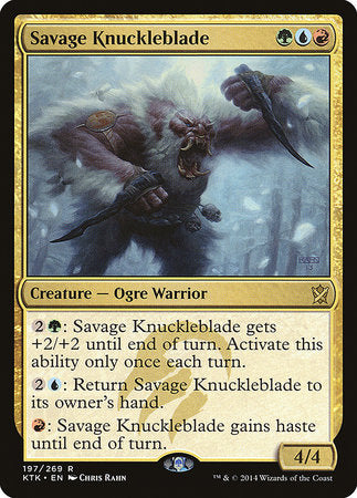 Savage Knuckleblade [Khans of Tarkir] | Dumpster Cat Games