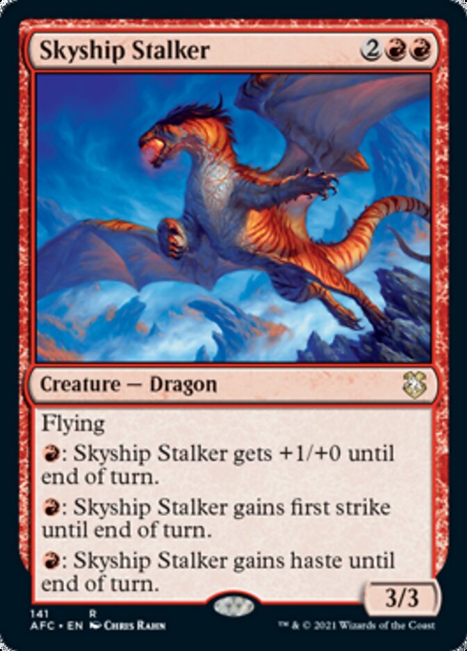 Skyship Stalker [Dungeons & Dragons: Adventures in the Forgotten Realms Commander] | Dumpster Cat Games