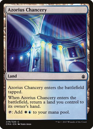Azorius Chancery [Commander Anthology] | Dumpster Cat Games
