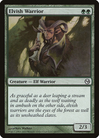 Elvish Warrior [Duels of the Planeswalkers] | Dumpster Cat Games