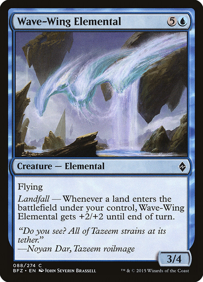 Wave-Wing Elemental [Battle for Zendikar] | Dumpster Cat Games