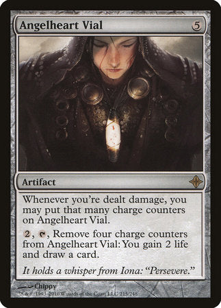 Angelheart Vial [Rise of the Eldrazi] | Dumpster Cat Games