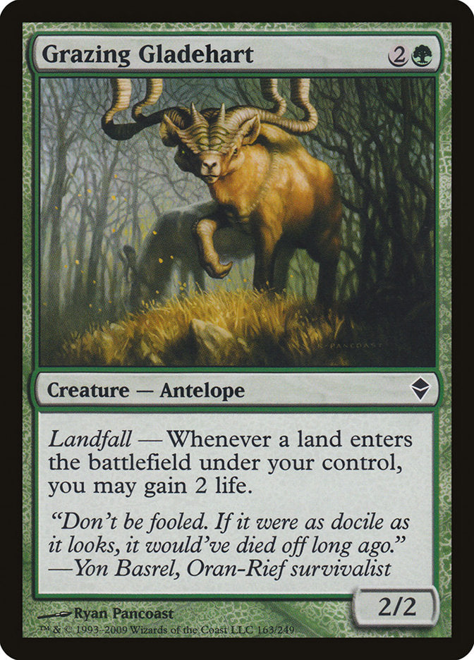 Grazing Gladehart [Zendikar] | Dumpster Cat Games