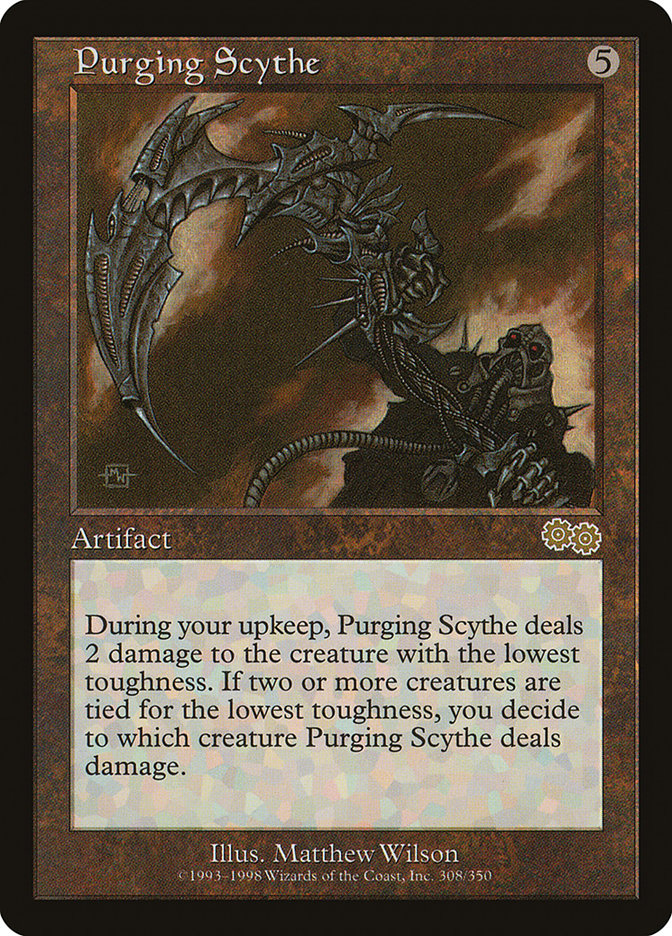 Purging Scythe [Urza's Saga] | Dumpster Cat Games