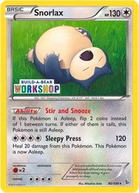 Snorlax (80/106) (Build-a-Bear Workshop Exclusive) [XY: Flashfire] | Dumpster Cat Games