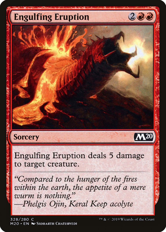Engulfing Eruption [Core Set 2020] | Dumpster Cat Games