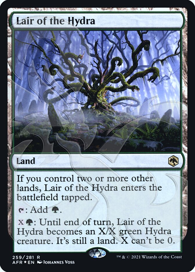 Lair of the Hydra (Ampersand Promo) [Dungeons & Dragons: Adventures in the Forgotten Realms Promos] | Dumpster Cat Games