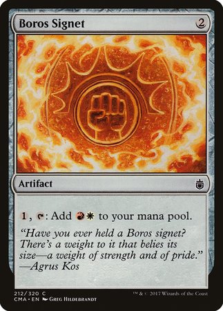Boros Signet [Commander Anthology] | Dumpster Cat Games