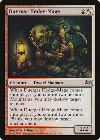 Duergar Hedge-Mage [Eventide] | Dumpster Cat Games