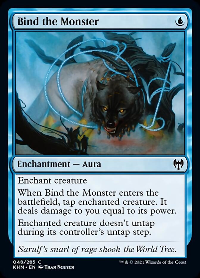 Bind the Monster [Kaldheim] | Dumpster Cat Games