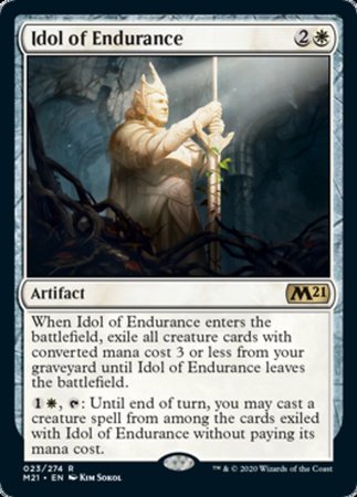 Idol of Endurance [Core Set 2021] | Dumpster Cat Games