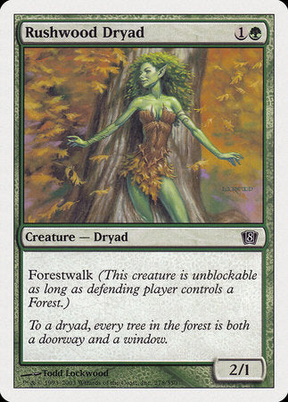 Rushwood Dryad [Eighth Edition] | Dumpster Cat Games