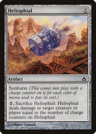 Heliophial [Fifth Dawn] | Dumpster Cat Games