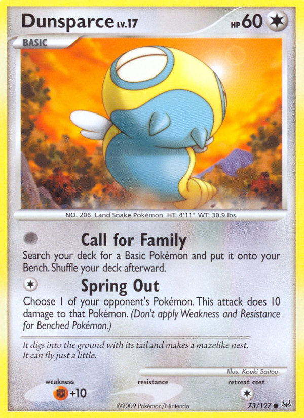 Dunsparce (73/127) [Platinum: Base Set] | Dumpster Cat Games