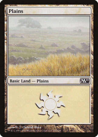 Plains (232) [Magic 2011] | Dumpster Cat Games