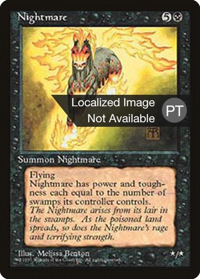 Nightmare [Fourth Edition (Foreign Black Border)] | Dumpster Cat Games