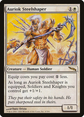 Auriok Steelshaper [Mirrodin] | Dumpster Cat Games