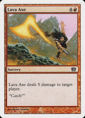 Lava Axe [Eighth Edition] | Dumpster Cat Games