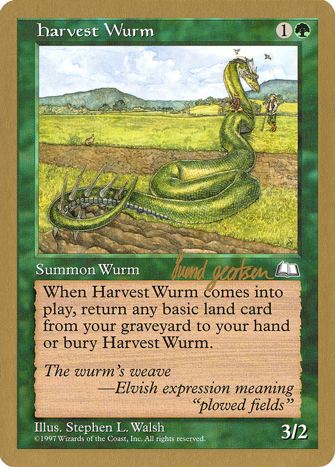 Harvest Wurm (Svend Geertsen) [World Championship Decks 1997] | Dumpster Cat Games