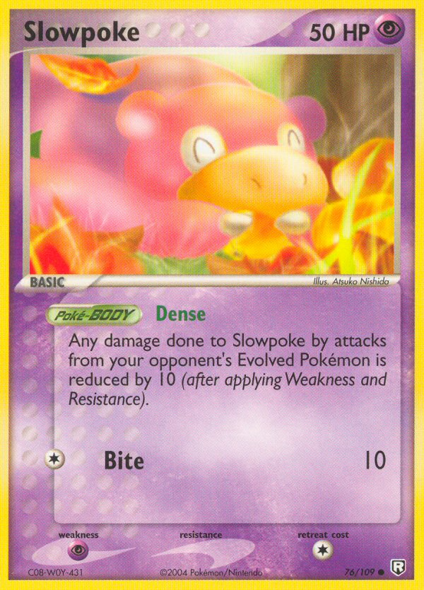 Slowpoke (76/109) [EX: Team Rocket Returns] | Dumpster Cat Games