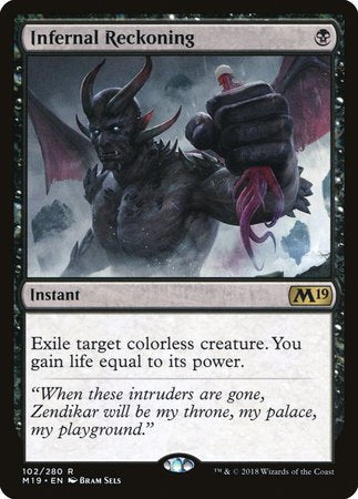 Infernal Reckoning [Core Set 2019] | Dumpster Cat Games