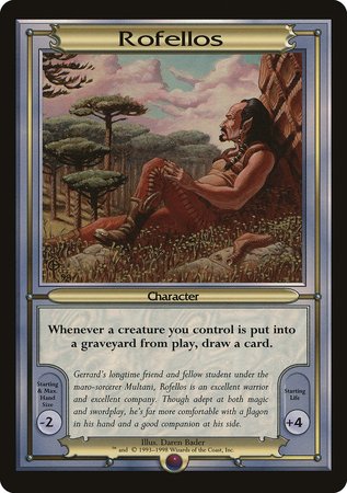 Rofellos (Oversize) [Vanguard Series] | Dumpster Cat Games