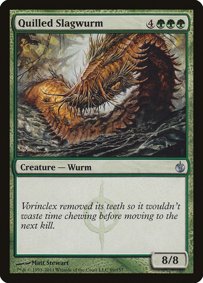 Quilled Slagwurm [Mirrodin Besieged] | Dumpster Cat Games