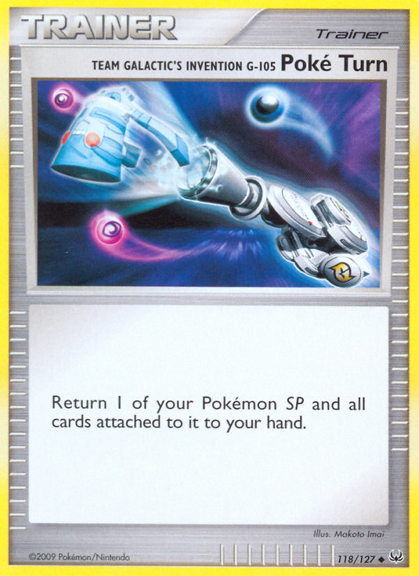 Team Galactic's Invention G-105 Poke Turn (118/127) [Platinum: Base Set] | Dumpster Cat Games