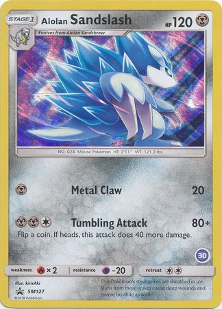 Alolan Sandslash (SM127) (Deck Exclusive #30) [Sun & Moon: Trainer Kit - Alolan Sandslash] | Dumpster Cat Games