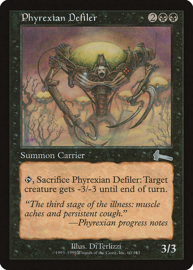 Phyrexian Defiler [Urza's Legacy] | Dumpster Cat Games