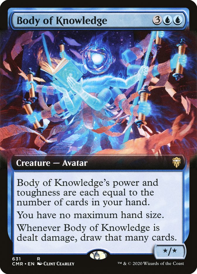 Body of Knowledge (Extended Art) [Commander Legends] | Dumpster Cat Games