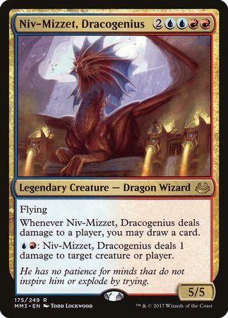 Niv-Mizzet, Dracogenius [Modern Masters 2017] | Dumpster Cat Games