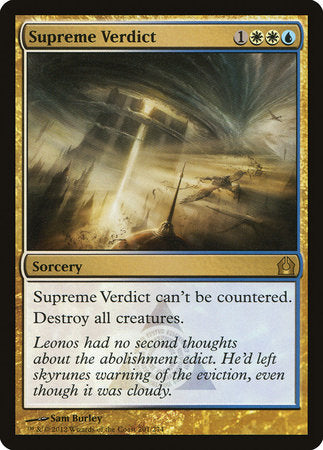 Supreme Verdict [Return to Ravnica] | Dumpster Cat Games