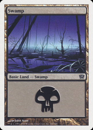 Swamp (340) [Ninth Edition] | Dumpster Cat Games