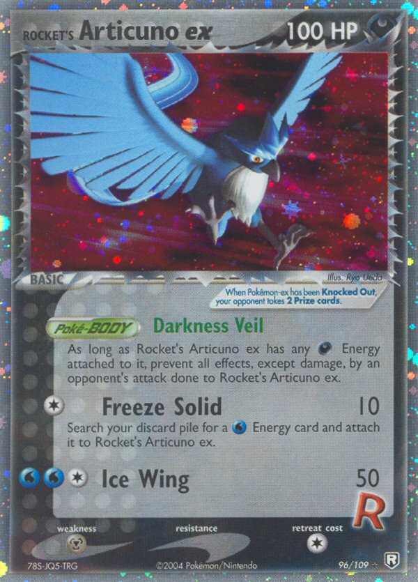 Rocket's Articuno ex (96/109) [EX: Team Rocket Returns] | Dumpster Cat Games